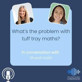 What's the problem with tuff tray maths?