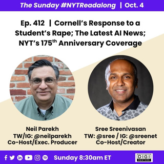 Ep. 412 - Cornell, AI News and The New York Times at 175