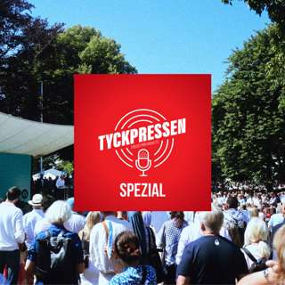 Tyckpressen i Almedalen: En svensk flagga på varje massövervakat torg