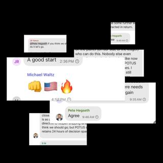 The Trump Administration Accidentally Texted Our Editor Their War Plans