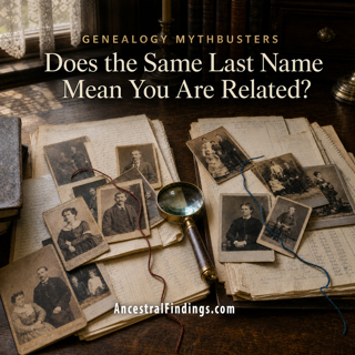 Does the Same Last Name Mean You Are Related? | Genealogy MythBusters