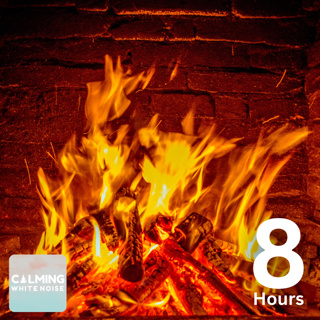 Fireplace Sounds for Sleep & Relaxation (8 Hours) | Fireplace Burning Ambience