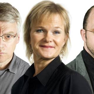 Världen i upplösning! Per Naroskin, Sissela Kyle och Jonas Hallberg i Spanarna
