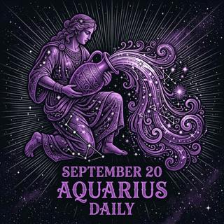 Sunday, September 20, 2026 Aquarius Horoscope Today
