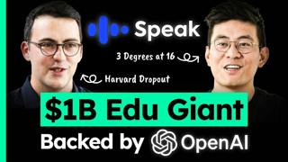 $1Billion Edu Giant backed by OpenAI | Speak | EO