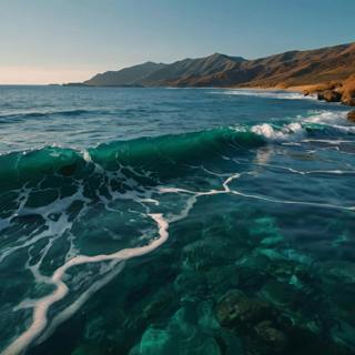 Healing Waters | 741 Hz Deep Aura Cleanse, Detox & Stillness Frequency Music | Ocean Waves Immersion