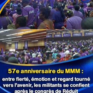 57e anniversaire du MMM : entre fierté, émotion et regard tourné vers l’avenir, les militants se confient après le congrès de Réduit