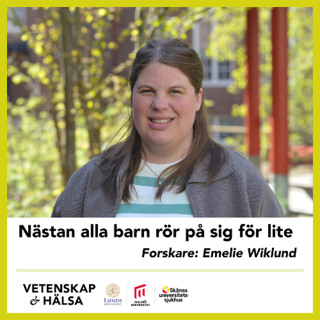 Nästan alla barn rör på sig för lite