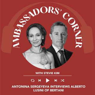 Ep. 2210 Antonina Sergeyeva interviews Alberto Lusini from Bertani | Clubhouse Ambassadors’ Corner