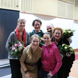 Gudrun Schyman, Kristina Axén Olin, Daniel Suhonen och Ulrica Schenström