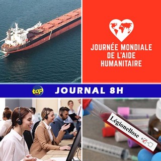 Le journal de 8H de ce mercredi 19 août 2026