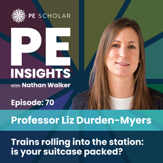 Episode 70 - Professor Liz Durden-Myers - Trains rolling into the station: is your suitcase packed?