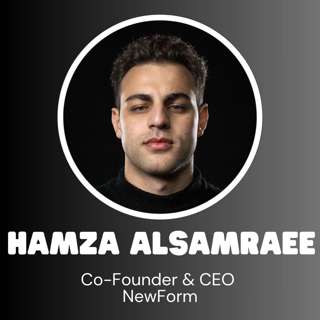 NewForm Co-Founder & CEO Hamza Alsamraee