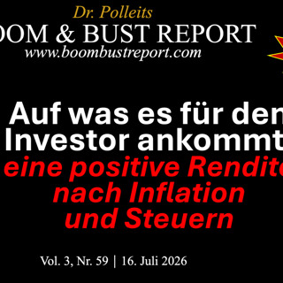 Preview: BOOM & BUST REPORT, 59. Ausg., 16. Juli 2026