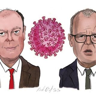 Why won't Vallance and Whitty answer any questions?