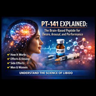 PT-141 Explained and Revisted: The Brain-Based Peptide for Desire, Arousal, and Performance