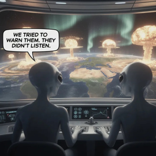 We Best Heed Alien Warnings of Destruction or We Might Face Armageddon
