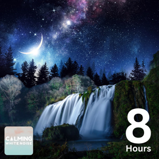 Relaxing Waterfall Sounds for Sleep (8 Hours) | Fall Asleep & Stay Sleeping with Water White Noise