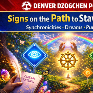 Denver Dzogchen Podcast Episode 49: Signs on the Path to Stay Psyched