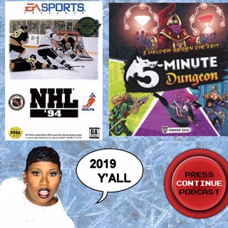 e89 – NHL 94 and 5 Minute Dungeon (Sega Genesis, Tabletop) - Press Continue Podcast EP89