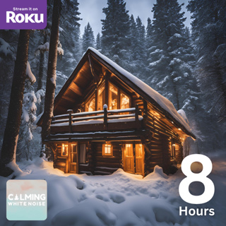 Windy Snowstorm Sounds for Relaxation | 8 HOURS of Winter Ambience