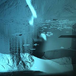 Skymning över Arktis