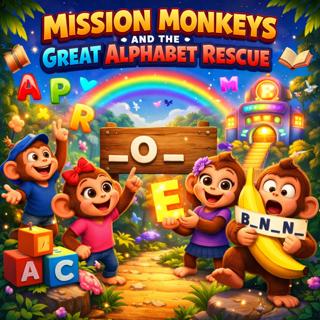 🐒🔠Mission Monkeys and the Great Alphabet Rescue
