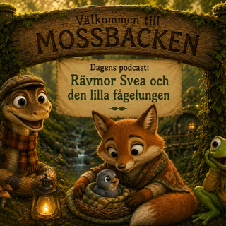 Godnattsaga för barn: Rävmor Svea och den lilla fågelungen - Berättelser från Mossbacken