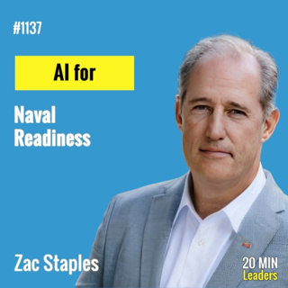 Ep1137: Zac Staples on AI for Naval Readiness