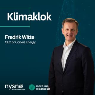 CEO of Corvus Energy, Fredrik Witte, the global frontrunner in maritime batteries