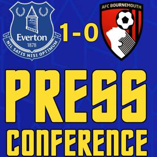 Everton 1-0 Bournemouth | Sean Dyche's Reaction