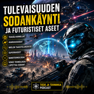 Tulevaisuuden sodankäynti ja futuristiset aseet – Tekoälyarmeijat, avaruussodat ja superaseet | Tiede ja tekniikka podcast