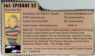 G.I. Joe Ep 52: Primordial Plot w/ David Schrader