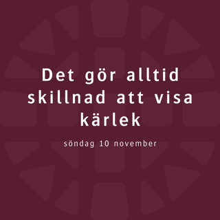 Det gör alltid skillnad att visa kärlek – Lovisa Almén