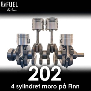 #202 - 4 sylindret moro på Finn