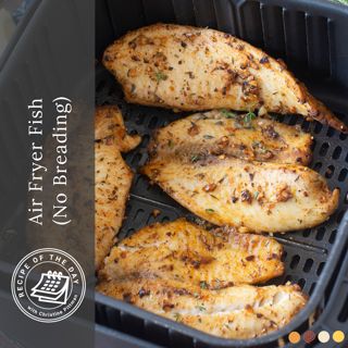 Air Fryer Fish (No Breading)