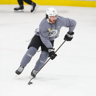 Sean Durzi from the 2021 Rookie Faceoff