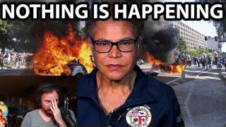 LA mayor says "nothing was happening here" | Asmongold TV