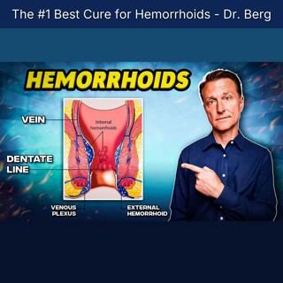 The #1 Best Cure for Hemorrhoids - Dr. Berg