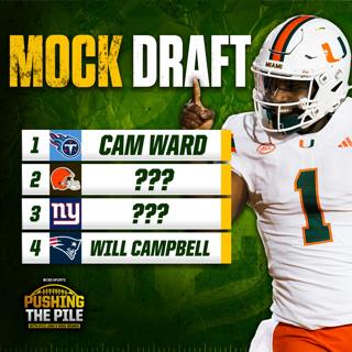 Official PTP 2025 NFL Mock Draft | Jaxson Dart Sneaks into Round 1, 2 TEs Go in Top 15 Picks