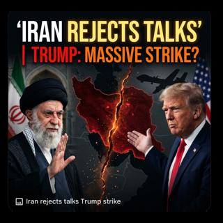 🎙️ Iran Rejects Talks | Trump Weighs Massive Strike .Please share, like and follow. Thank you.