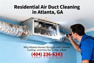 Residential Air Duct Cleaning in Atlanta, GA | Why Atlanta Homes Struggle with Uneven Cooling—and How Ducts Play a Role