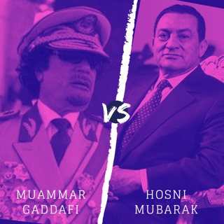 Muammar Gaddafi vs. Hosni Mubarak