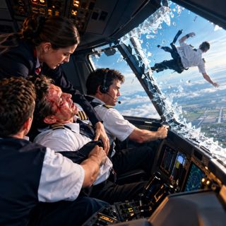 The Pilot Sucked Out of the Cockpit