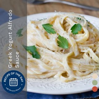 Greek Yogurt Alfredo Sauce