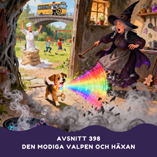 Den modiga valpen och häxan