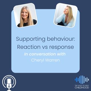 Supporting behaviour: Reaction vs response