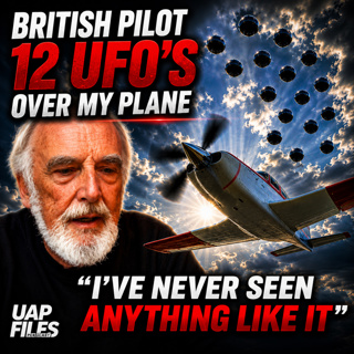 British Pilot Saw 12 UFOs Over His Plane