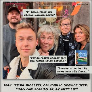 1264. Stina Wollter om Public Service svek: "Jag gav dom 30 år av mitt liv"