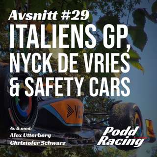 29. Italiens GP, Nyck de Vries & Safety Cars